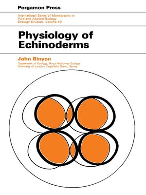 cover image of Physiology of Echinoderms